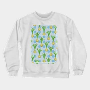 Onion Pattern Crewneck Sweatshirt